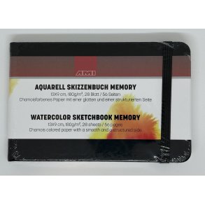 Akvarel skitsebog 14x9 cm