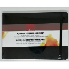Akvarel skitsebog 20x14 cm
