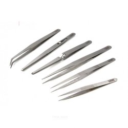 HBM Pincet st - 6 stk.