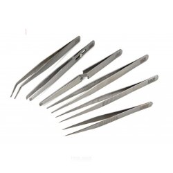 HBM Pincet st - 6 stk.