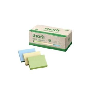 Stick'n - Recycled Notes - 28x50mm - 100 ark pr. blok