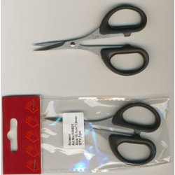 Saks - papirsaks med sort hndtag 11cm