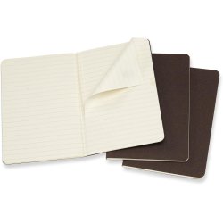 Moleskine - Cahier Collection - pakke med 3stk Notesbog - Ruled