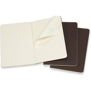 Moleskine - Cahier Collection - pakke med 3stk Notesbog - Ruled