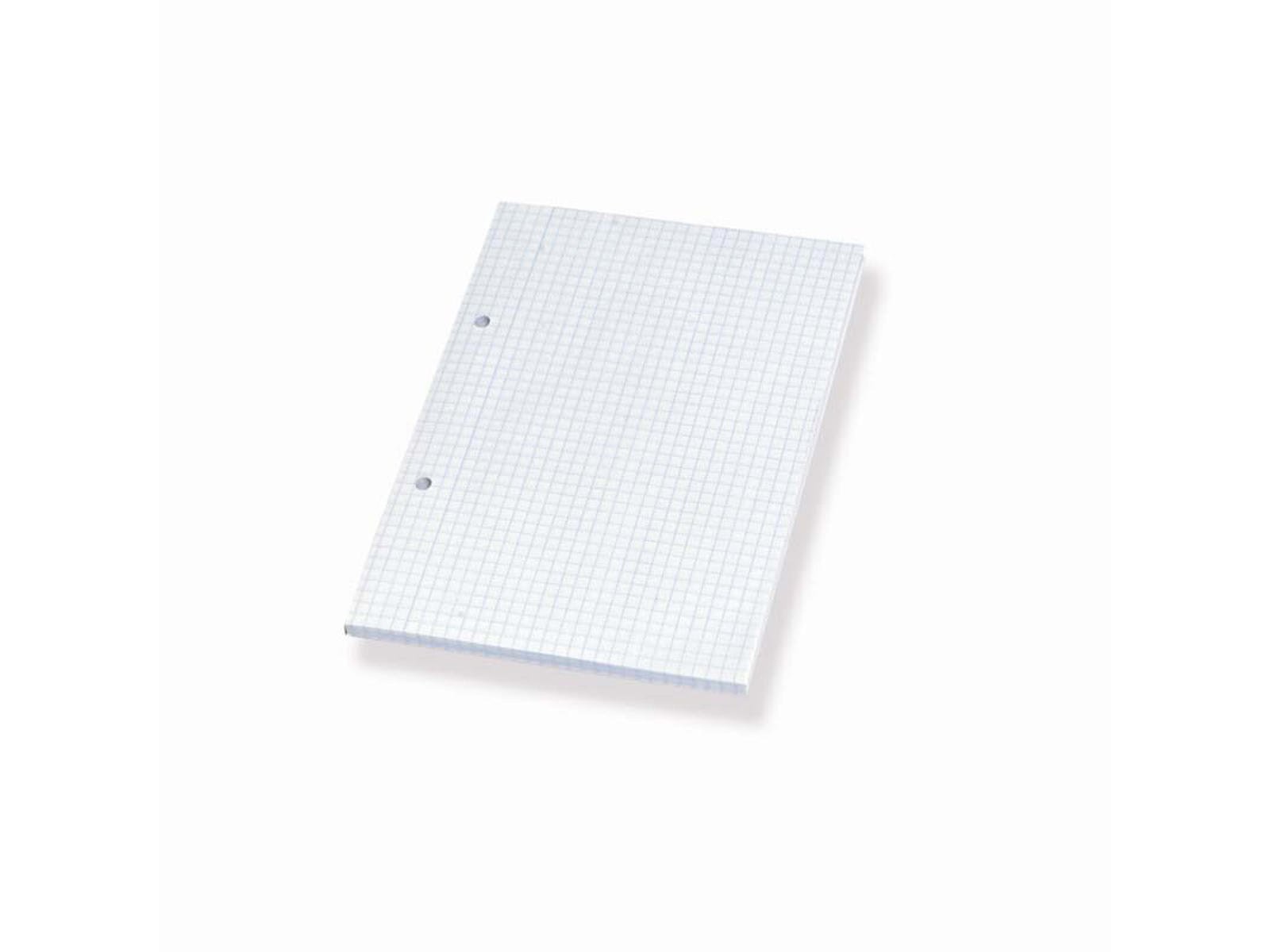 Blok A5 Hvid Kvadreret 60g.