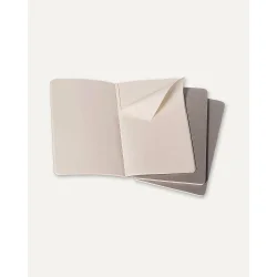 Moleskine - Cahier Collection - pakke med 3stk Notesbog - Ruled