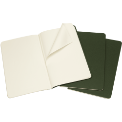 Moleskine - Cahier Collection - pakke med 3stk Notesbog - Plain