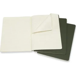 Moleskine - Cahier Collection - pakke med 3stk Notesbog - Ruled