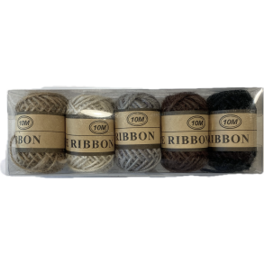 Jute garn 10m - st m. 5 stk.
