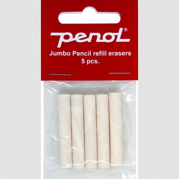 Penol Jumbo Pencil Refill erasers 5pcs.