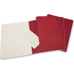 Moleskine - Cahier Collection - pakke med 3stk Notesbog - Ruled