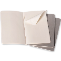 Moleskine - Cahier Collection - pakke med 3stk Notesbog - Ruled