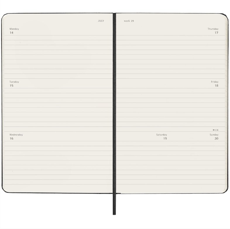 Moleskine Weekly Horisontal Diary/Planner - Vlg Variant