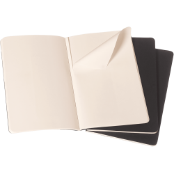 Moleskine - Cahier Collection - pakke med 3stk Notesbog - Plain