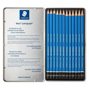 Staedler Mars Lumograph tegneblyants�t - 12 stk. 8B-2H