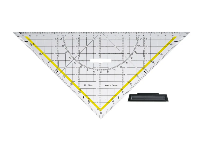 Geometri Trekant 22 cm - Vinkler og måleudstyr - ARCHITEGN