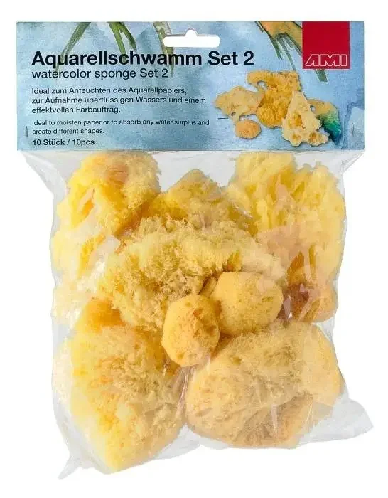 Akvaral Svampes�t. � 5 cm, - 10 stk. i pose