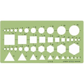 Linex kombinationsskabelon combination template
