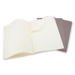 Moleskine - Cahier Collection - pakke med 3stk Notesbog - Ruled