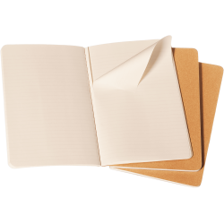 Moleskine - Cahier Collection - pakke med 3stk Notesbog - Ruled