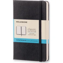 Moleskine Notesbog - Pkt. - Dotted - Sort - Hard cover