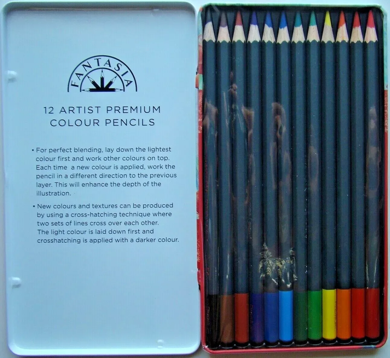 Fantasia Artist premium colour pencils - sæt m. 12stk.