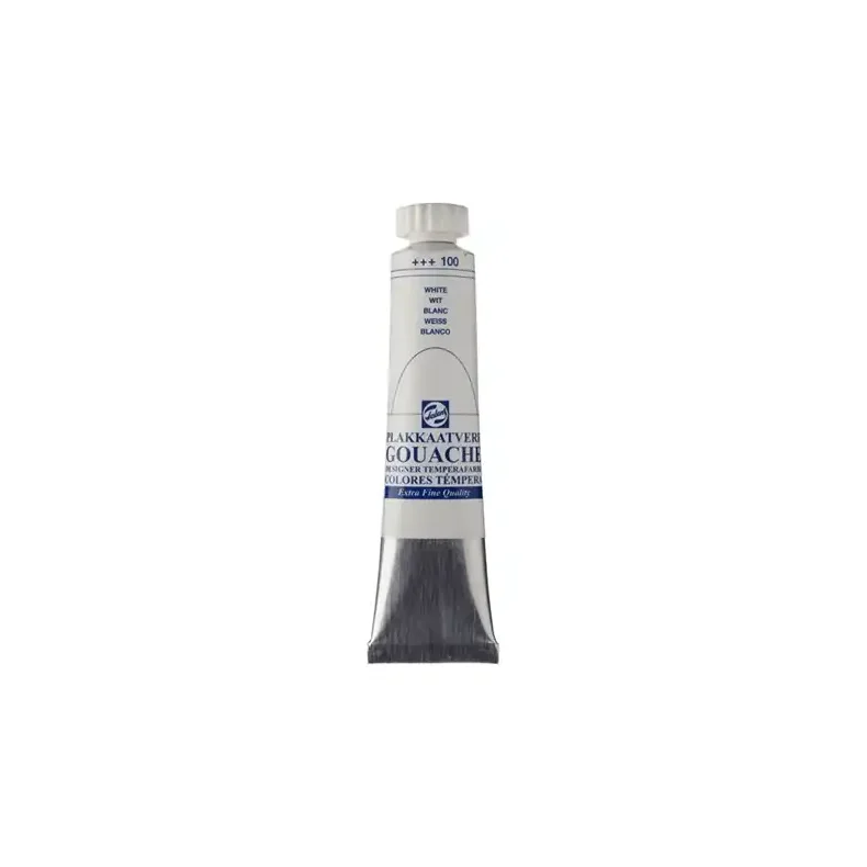 Talens Gouache,100 White - 20 ml. tube