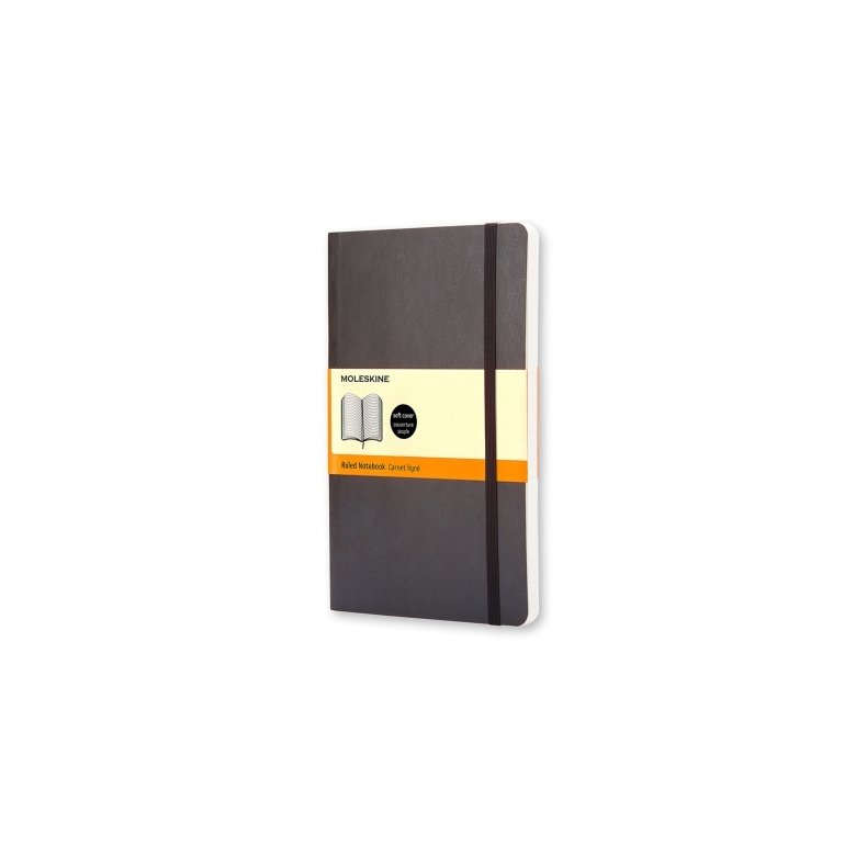 Moleskine Classic - softcover - linjeret - 13x21 cm - sort