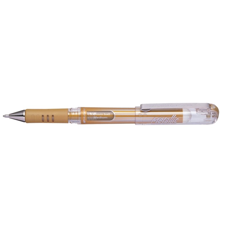 Pentel Hybrid Gel Grip DX K230WO - Guld - 1.0mm