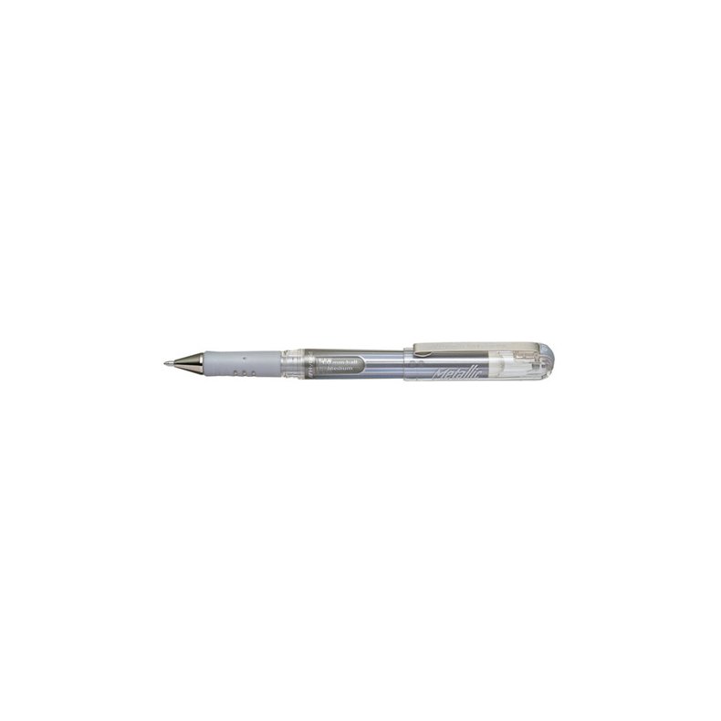 Pentel Hybrid Gel Grip DX K230ZO - Slv - 1.0mm