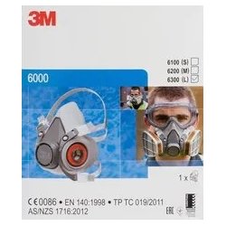 Halvmaske 6200 - medium