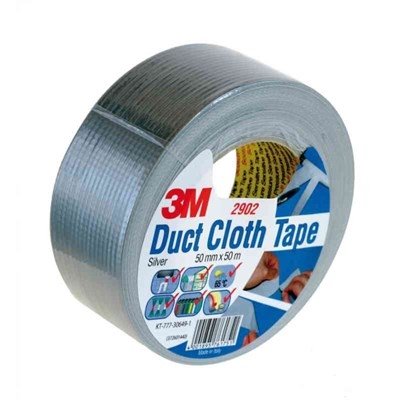 3M vinyltape, slv - 50 m.