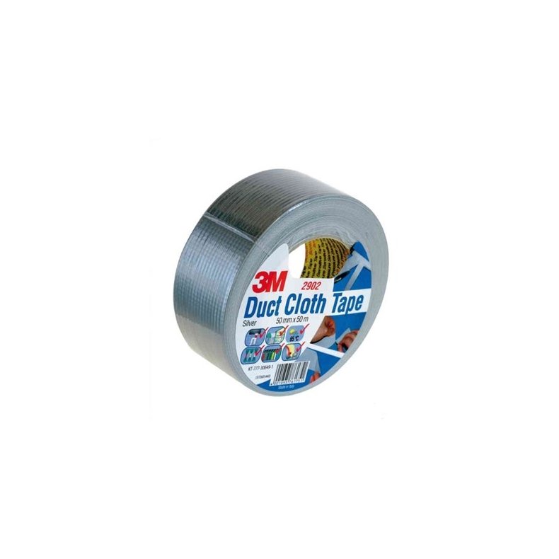 3M vinyltape, slv - 50 m.