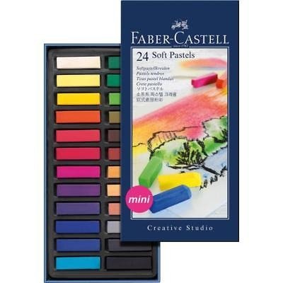 Faber Castell Soft Pastels, korte - 24 stk. st