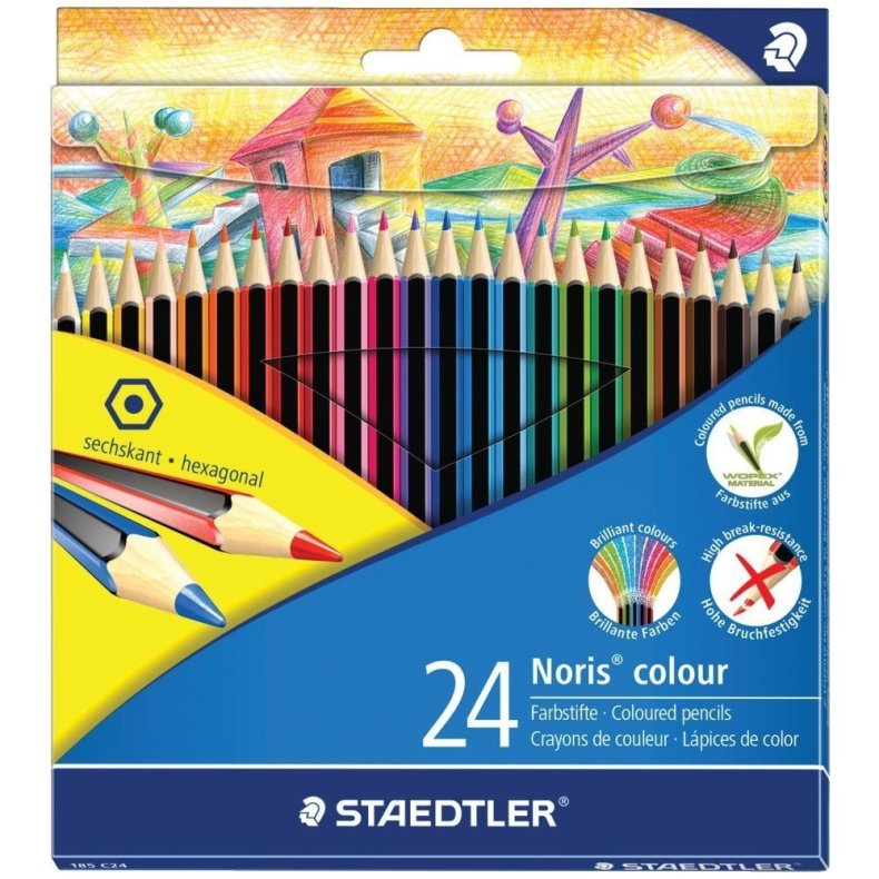 Staedtler Noris Colour farveblyanter 24 stk. st