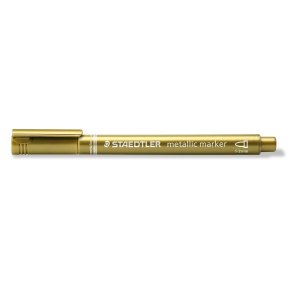 Staedtler metallic marker, guld - 1.0-2.0 mm