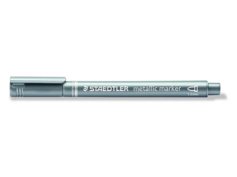 Staedtler metallic marker, slv - 1.0-2.0 mm