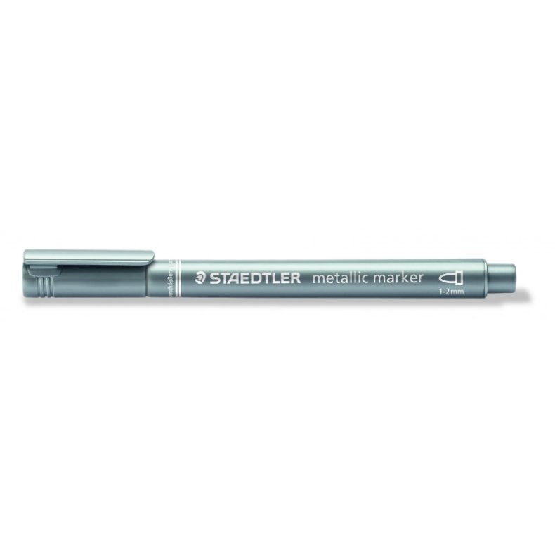 Staedtler metallic marker, slv - 1.0-2.0 mm