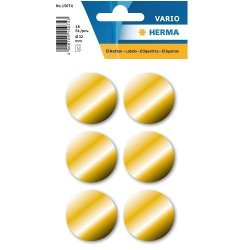 Farvede dots m. klb 32 mm