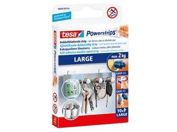 Tesa Powerstrips dobbeltklbende - large