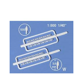 Silhuetfigurer 1:500, en stang med 50 stk.