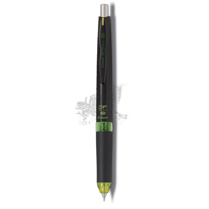 Pilot The Shaker HDF-505-BG Versatile Pencil 0.5 mm (Black - Green)