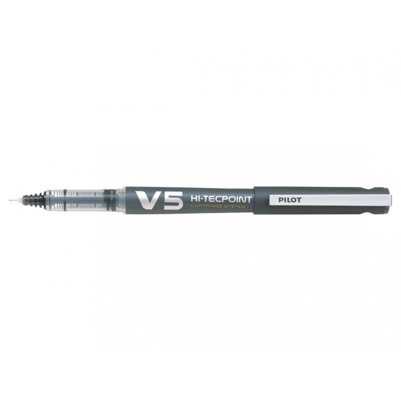 Pilot v5 Hi-Techpoint genopfyldelig - 0.5 mm - Black