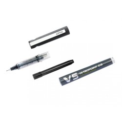 Pilot v5 Hi-Techpoint genopfyldelig - 0.5 mm - Black
