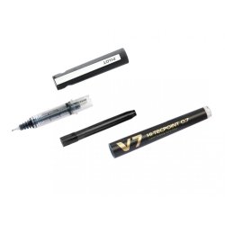 Pilot v7 Hi-Techpoint genopfyldelig - 0.7 mm - Black