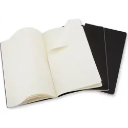 Moleskine Cahier Notesbog - 13x21 cm - Ternet - st af 3 stk