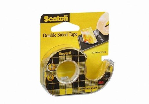 Scotch dobbeltklbende tape i dispenser