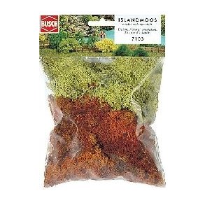 Busch Islandmos bldgjort, gul/rd 7103