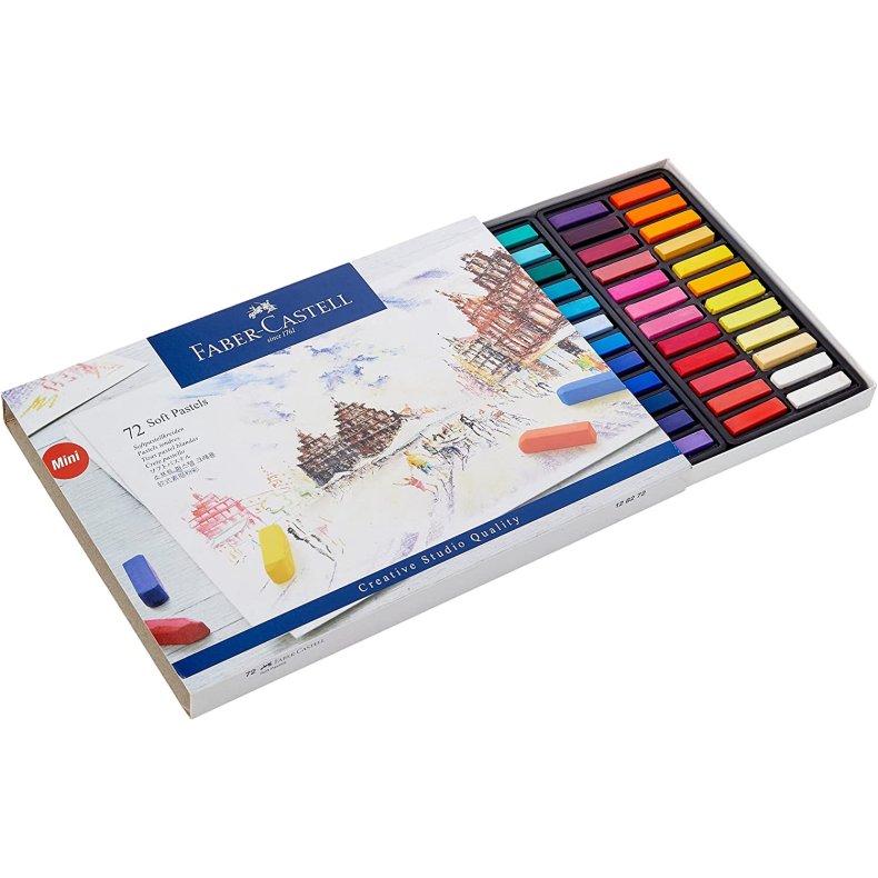 Faber Castell Soft Pastels, korte - 72 stk. st