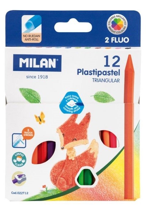 MILAN 12 Plastipastel Triangular